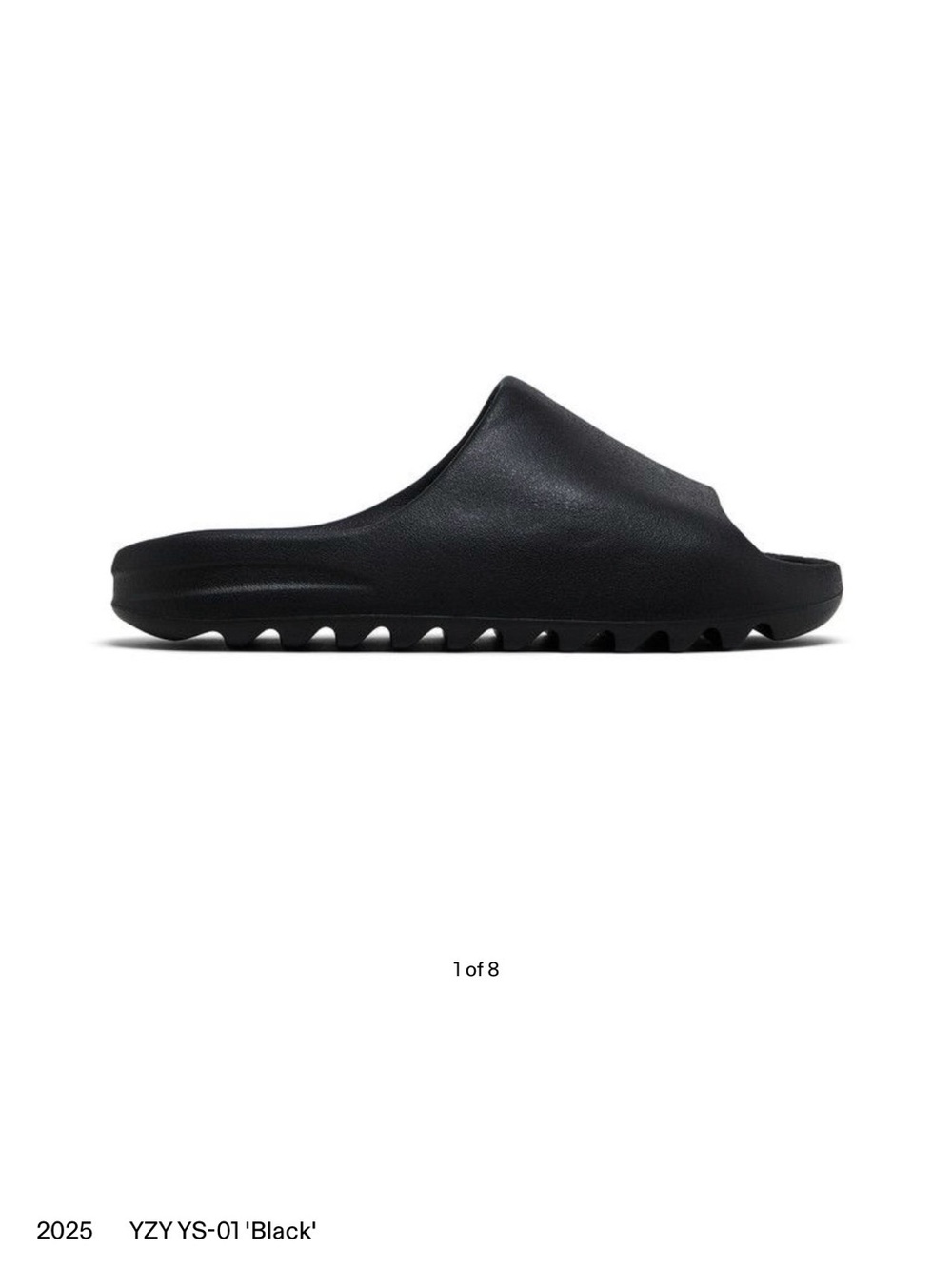 Yeezy Slide Sandal in Black